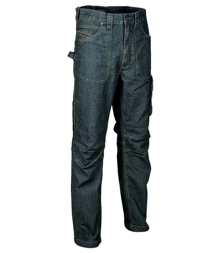 Cofra V192-0-00.Z48 Arbeits Hose "Innsbruck", Blau, 48, 48