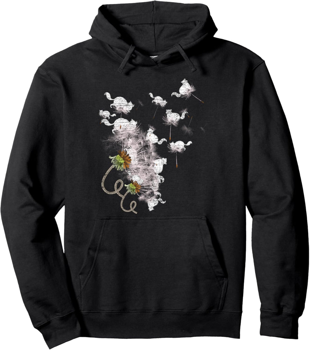 Trash Panda Tier Geschenk Waschbär Pusteblume Pullover Hoodie