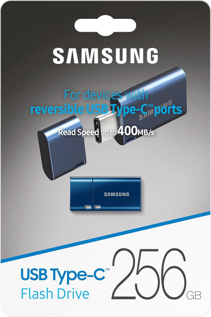 Samsung USB-Stick Type-C™ (MUF-256DA/APC), 256 GB, 400 MB/s Lesen, 110 MB/s Schreiben, USB 3.1 Flash