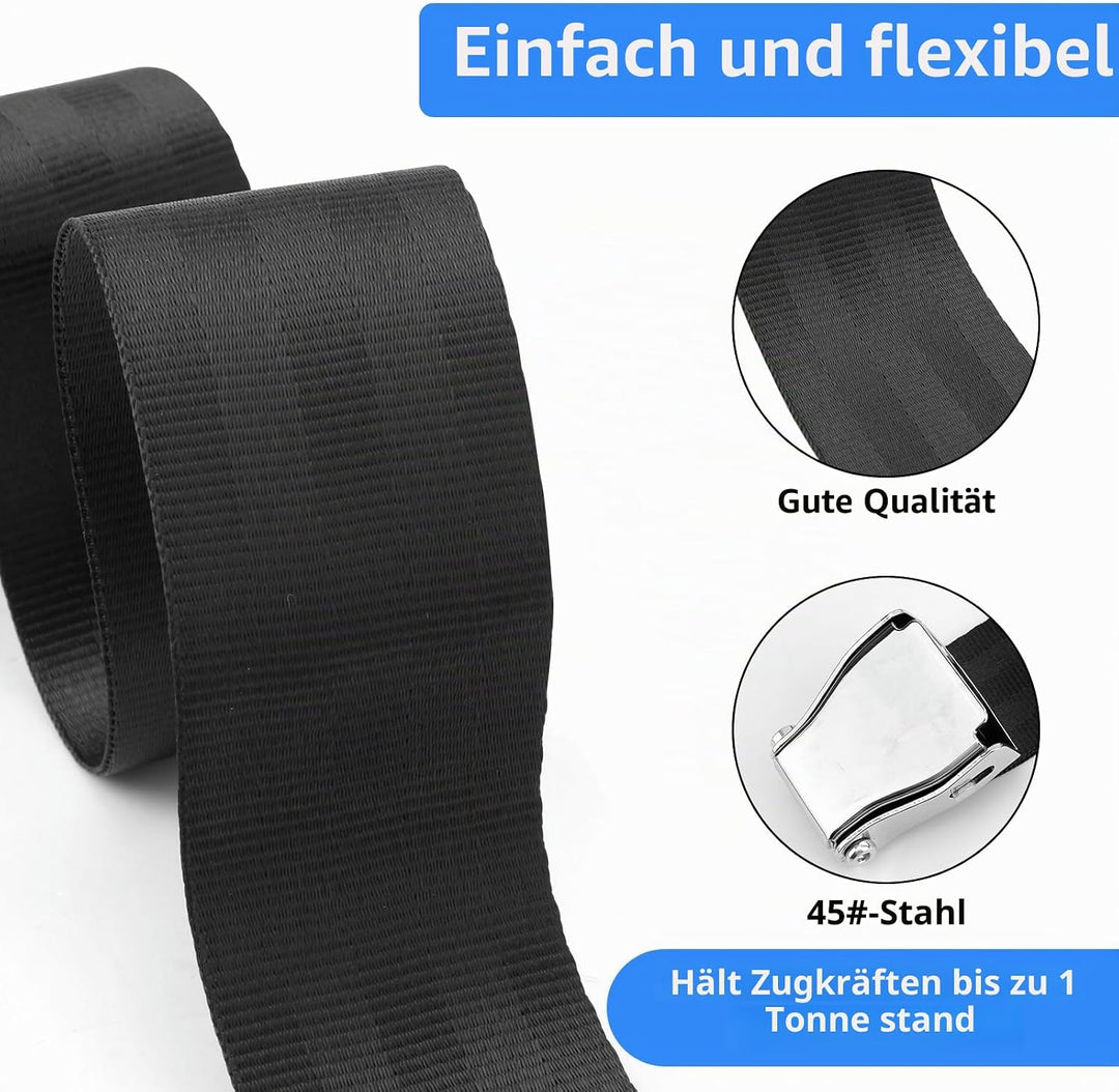 Nordic Hamstring Curl Strap, Polyester Premium Langlebig Nordic Curl Bankgurt Praktisches Heimtraini