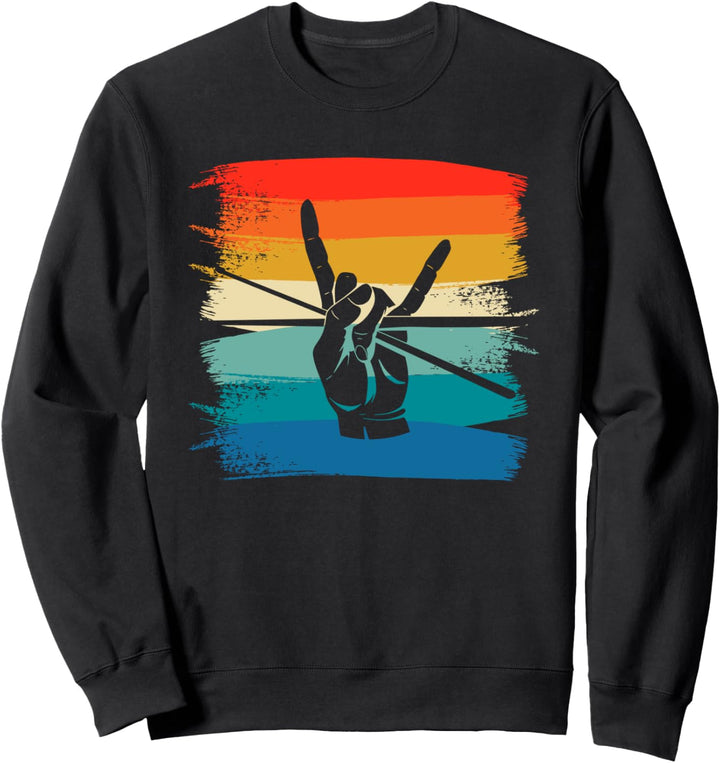 Klassisches Schlagzeug-Drummer-Drummer Sweatshirt