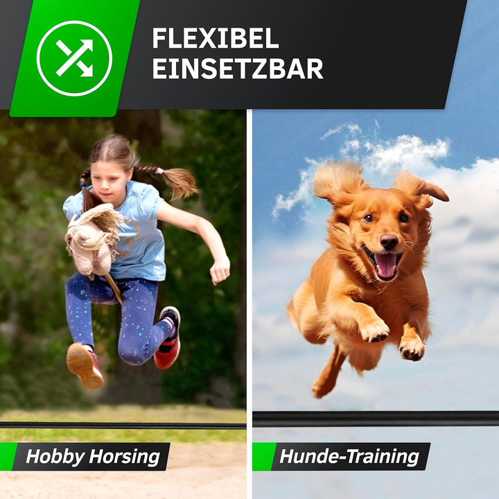 TOOLZ Koordinationshürden Set (5er-Set) – Agility Grid Set - Trainingsstangen & Clips für Parcours,