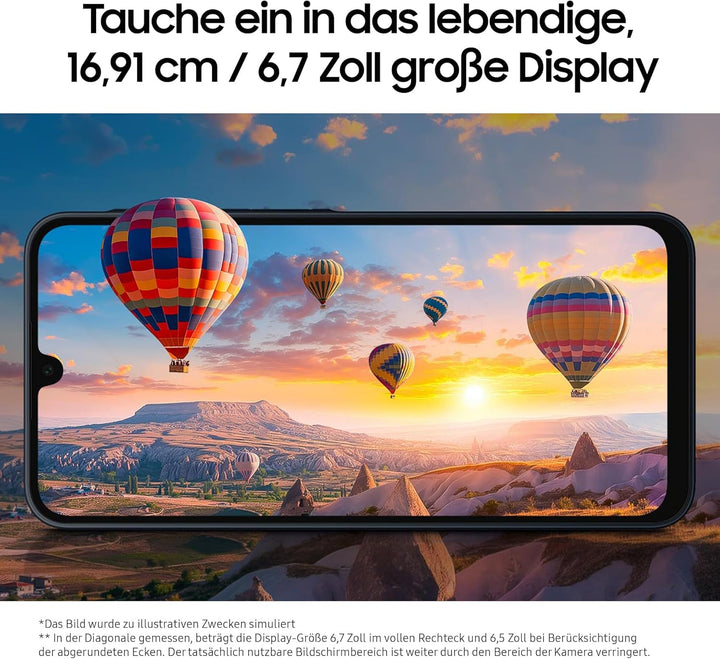Samsung Galaxy A16 5G Smartphone ohne Vertrag, Handy mit Android, 50-MP-Hauptkamera, 16,91 cm / 6,7"