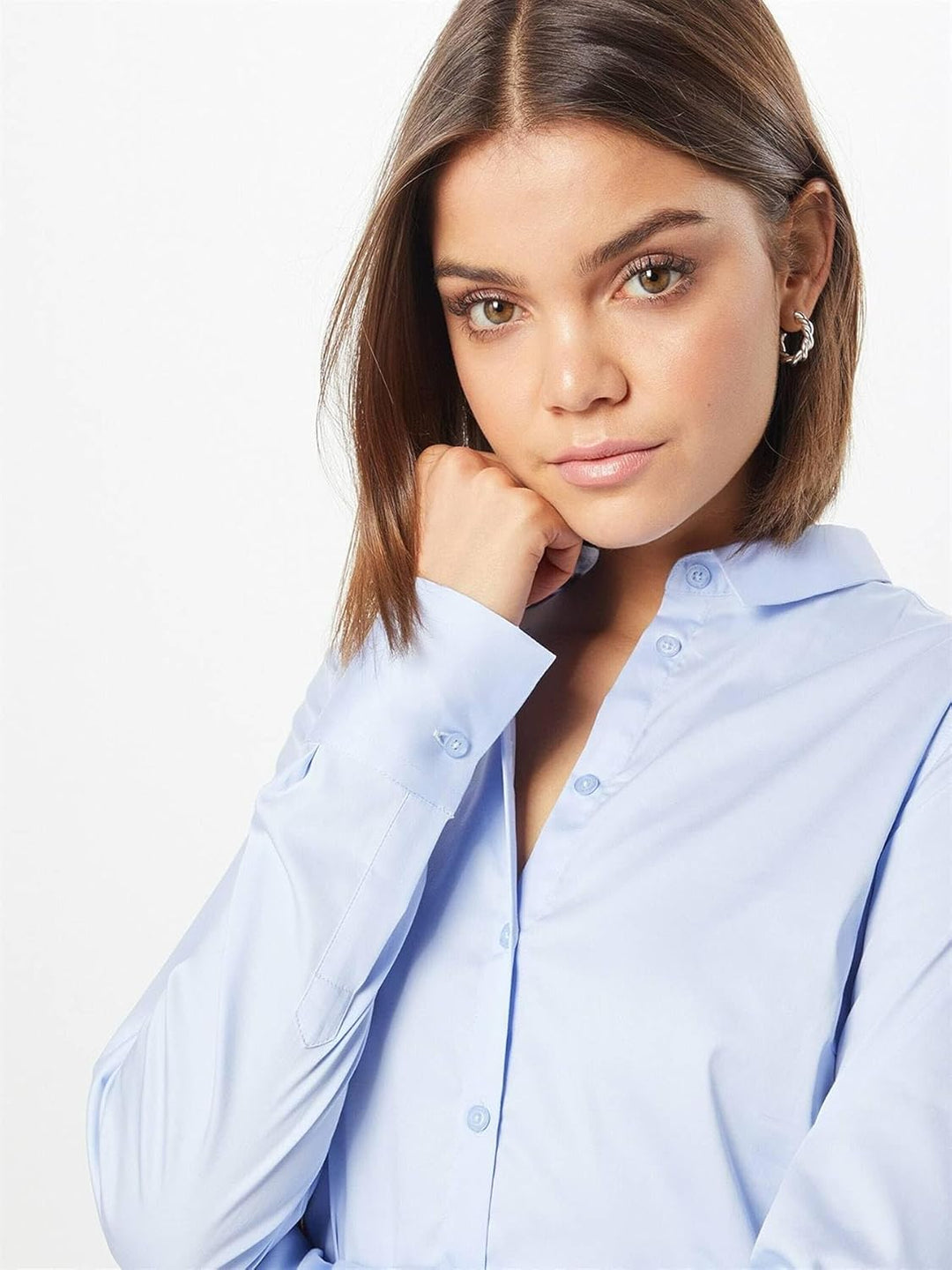 Mos Mosh Bluse TILDA mit Baumwolle XXL Blau, XXL Blau