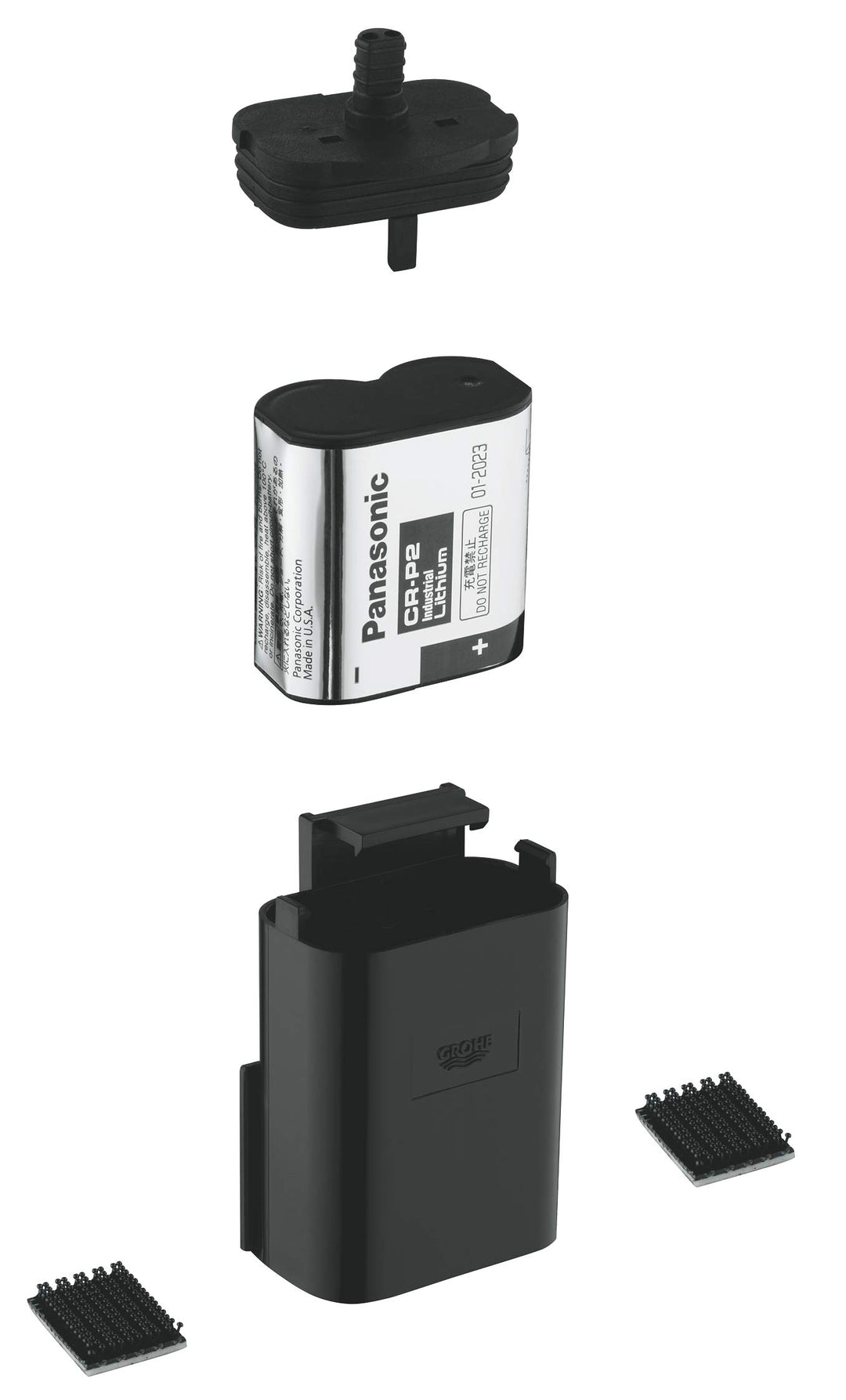 GROHE Batteriekasten mit Batterie (Original Ersatzteil, Langlebig, Robust, Herstellergarantie: 5 Jah