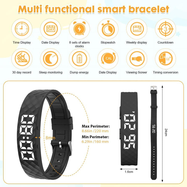 DASIAUTOEM Vibratime Vibrationsalarm Uhr, Vibrationswecker Armband, Persönliche Alarme oder Pille Er