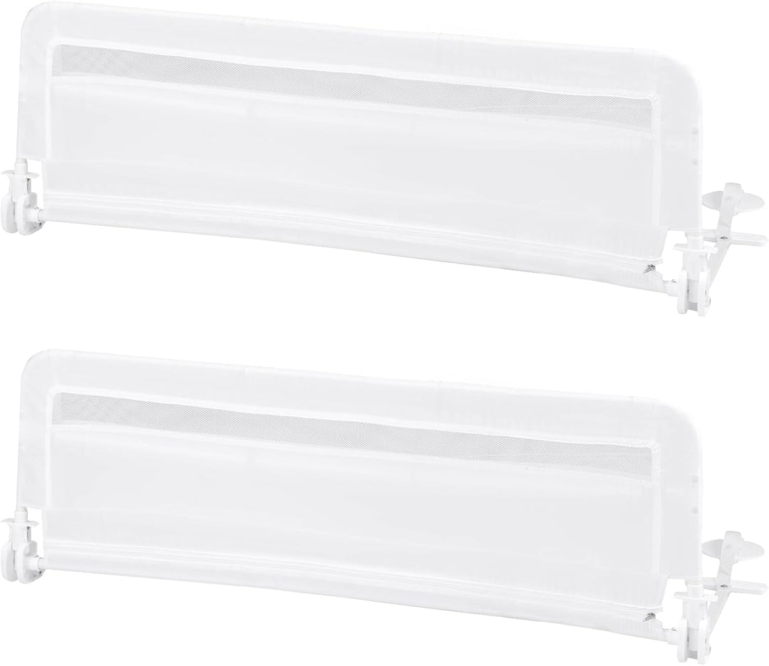 LIFEZEAL Sicherheitsgitter für Kinder, Bettgitter Baby 120 x 42 cm, Tragbares Kinderbettgitter Rausf