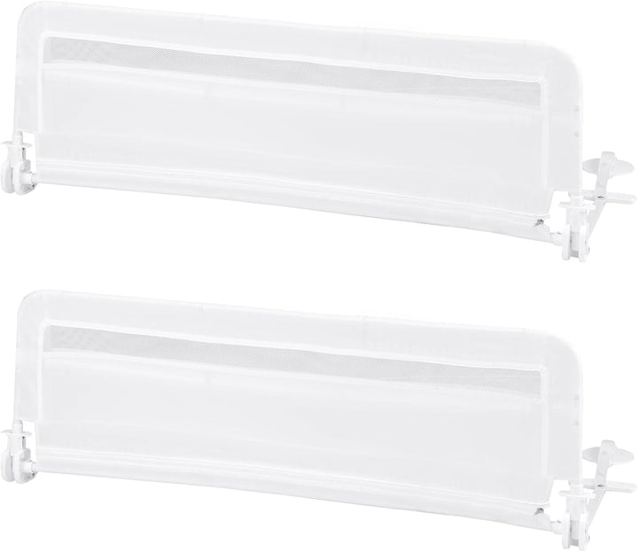 LIFEZEAL Sicherheitsgitter für Kinder, Bettgitter Baby 120 x 42 cm, Tragbares Kinderbettgitter Rausf