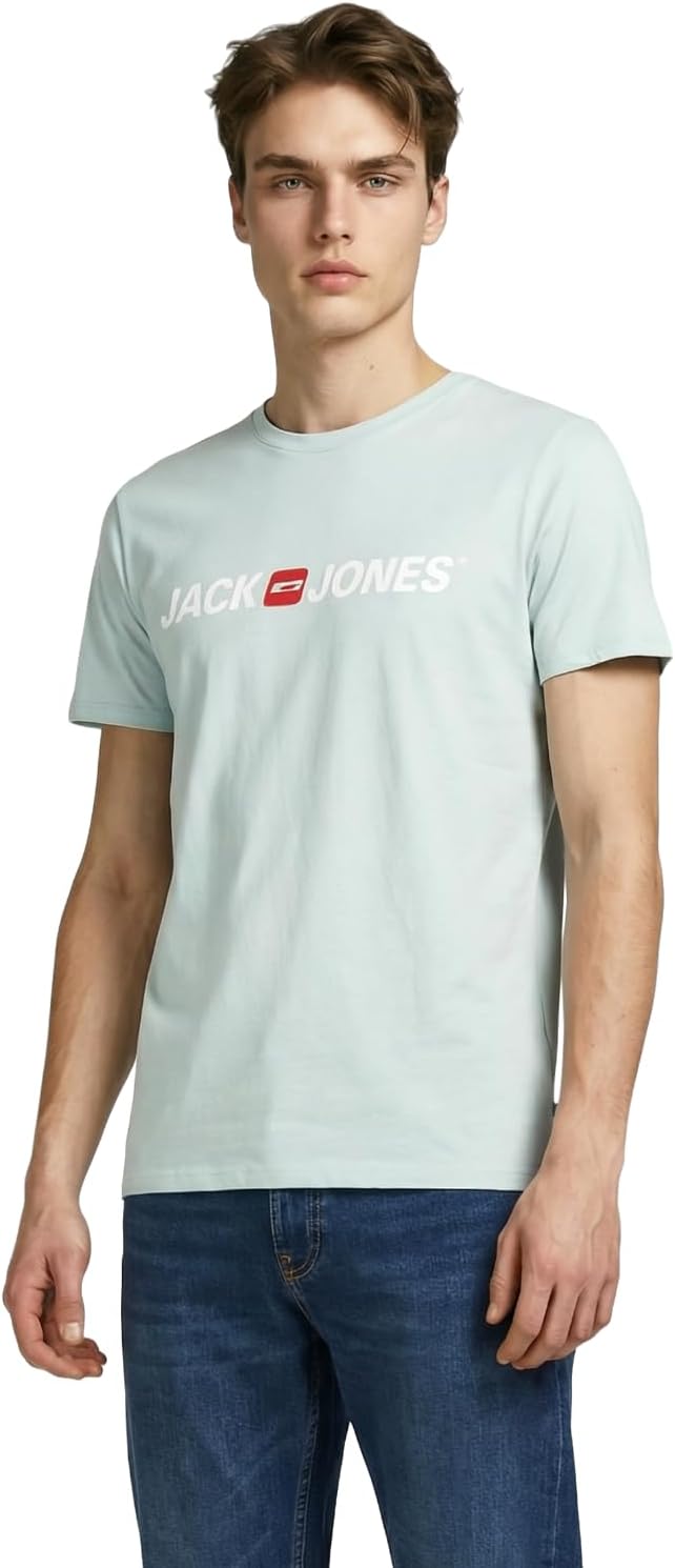 JACK & JONES Herren 3er-Set T-Shirts aus Baumwolle S Slim-fit Mix-60, S Slim-fit Mix-60