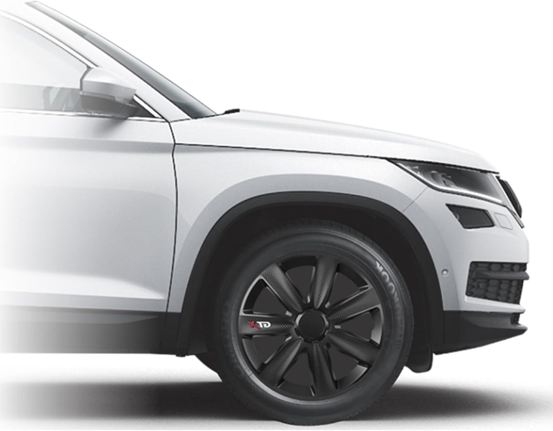 Versaco GTXCARBLK15 Auto Radzierblenden GTX Carbon Black 15" 4er Set Universal passend für die meist