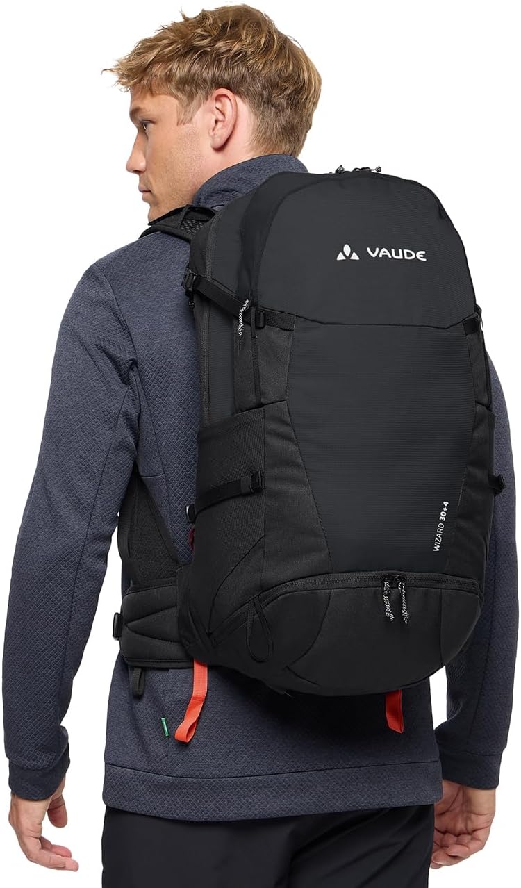 VAUDE Wanderrucksack Wizard 30+4, wasserabweisender Rucksack Damen &amp; Herren, komfortabler Trekkingru