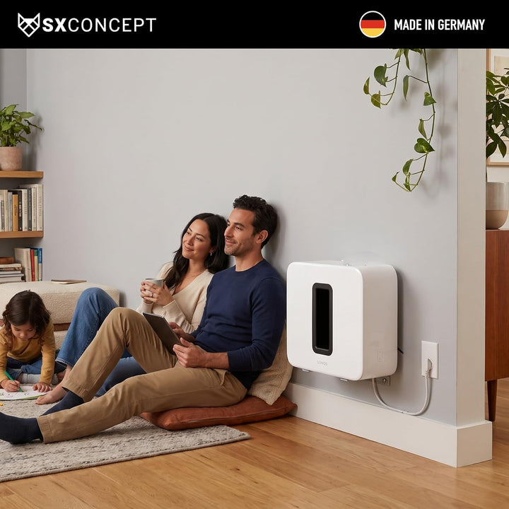 SX-Concept Wandhalterung für Sonos Sub | Minimalistisches Design | geringer Wandabstand | Made in Ge