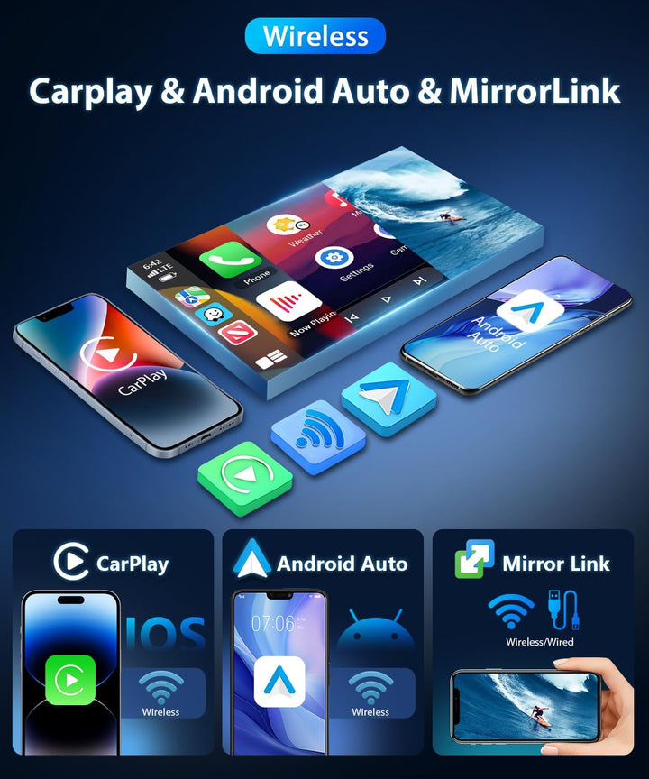Carplay Autoradio für Opel Corsa Combo Astra Antara Signum 2000-2011, 4GB+64GB Car Stereo mit Androi