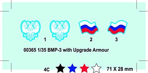 Trumpeter 00365 Modellbausatz BMP-3 w/ERA tiles