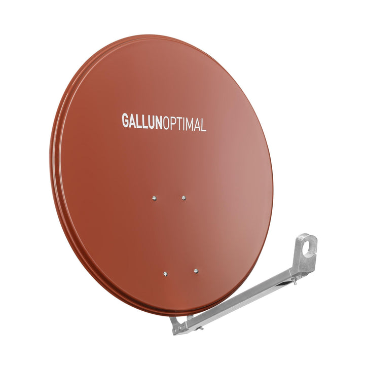 GALLUN 80cm Profi-Type ALU Parabolantenne rot Alu Profi Ziegelrot, Alu Profi Ziegelrot