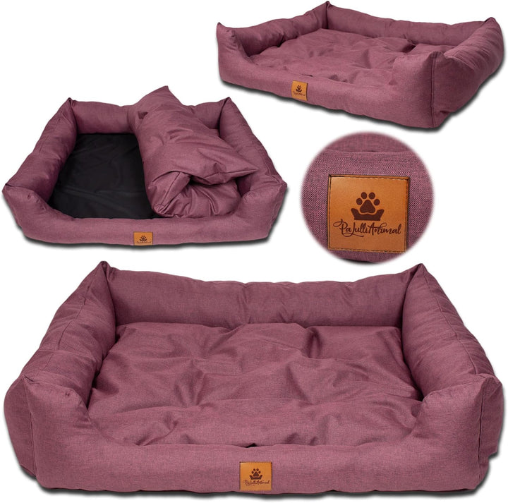 PaLulli Animal Hundebett Hundestall Abnehmbares Kissen Wasserdicht Maschinenwaschbar Weiches Polyest