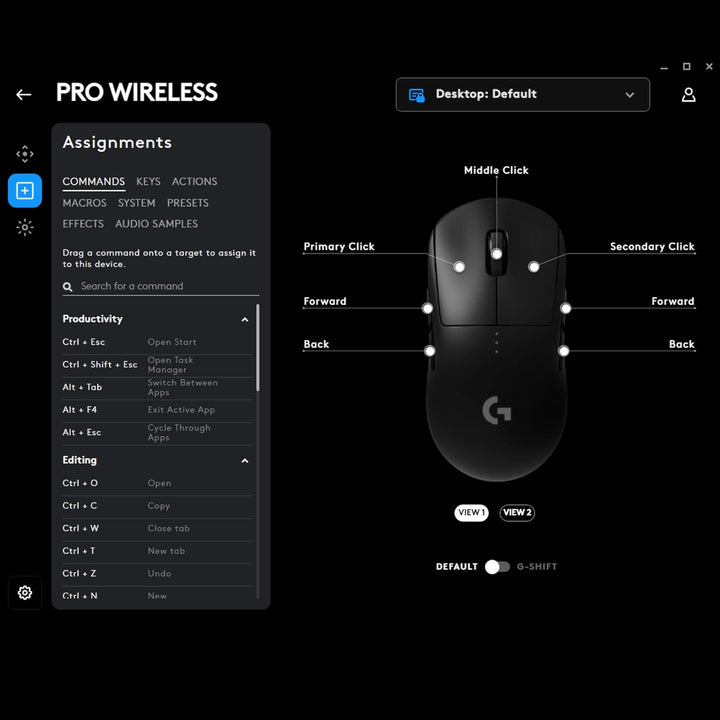 Logitech G PRO Wireless Gaming-Maus mit HERO 25K DPI Sensor, RGB-Beleuchtung, 4-8 programmierbare Ta