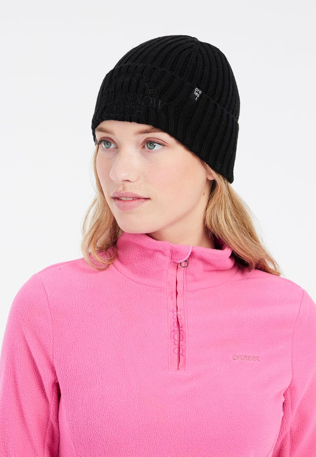Protest Damen 1/4-reissverschluss MUTEZ S Foxy Pink, S Foxy Pink