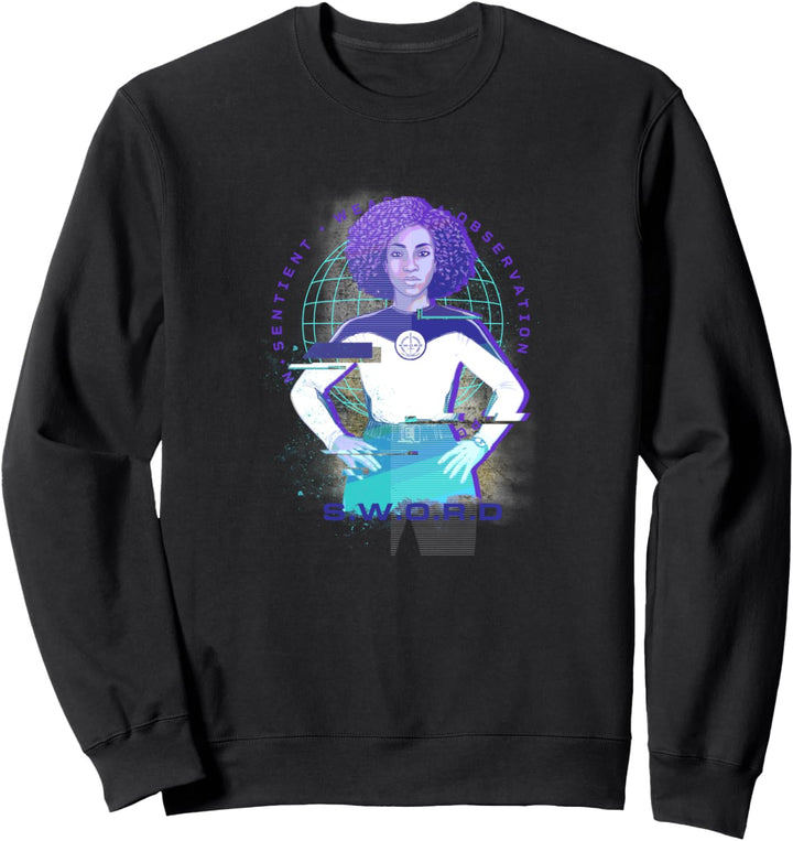 Marvel WandaVision Monica Rambeau Glitch Sweatshirt