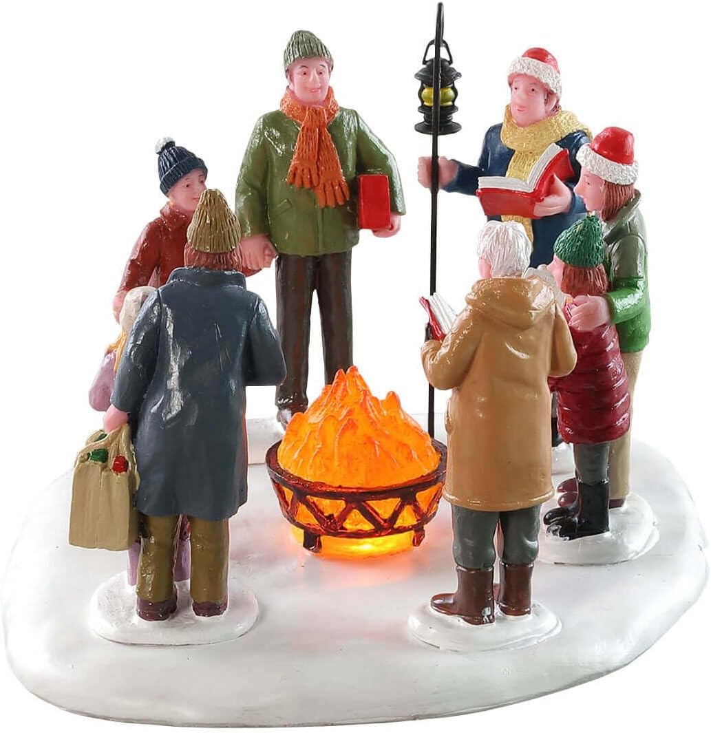 Lemax 84362 - Toasty Caroling - Beleuchtetes Accessoire - NEU 2018 - General Product - Lagerfeuer -