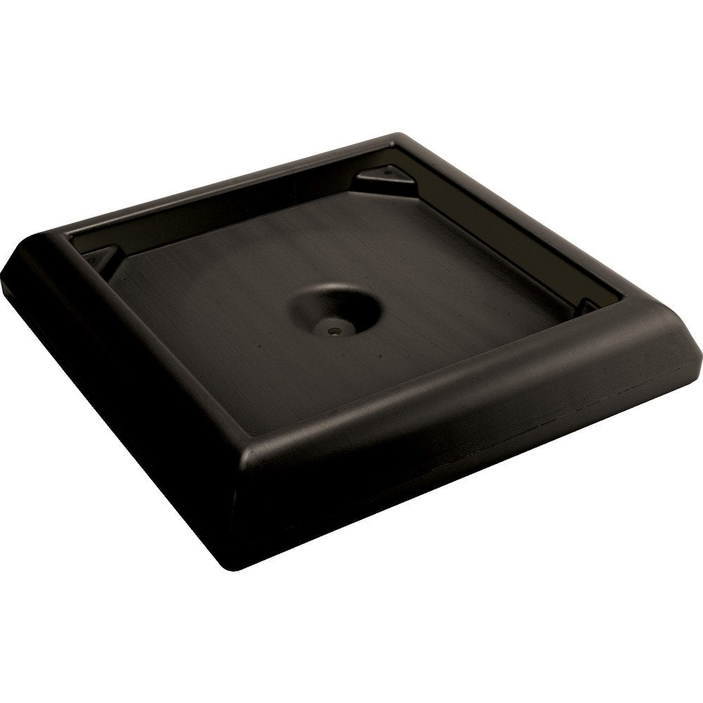 Rubbermaid Commercial Products FG917700BLA Commercial Ranger Waste Container, Weighted Base Accessor