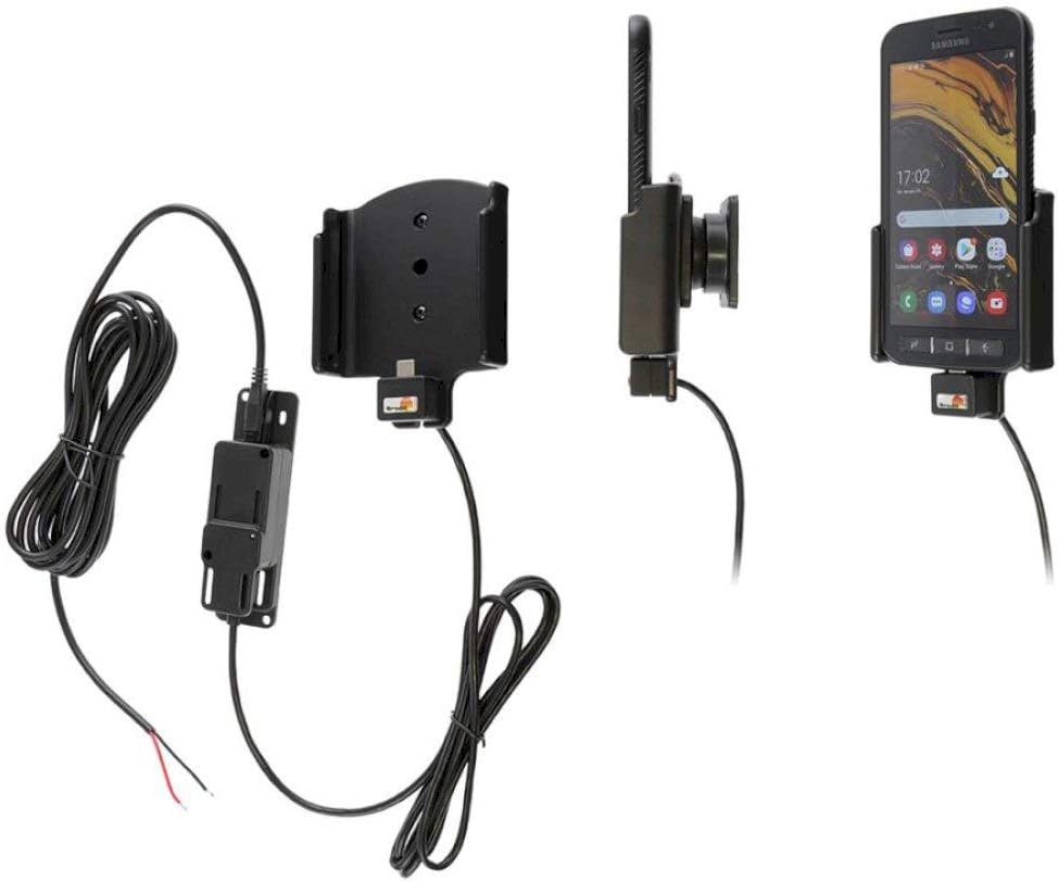 Brodit Gerätehalter 727133 | Made IN Sweden | mit Ladefunktion für Smartphones - Samsung Galaxy XCov