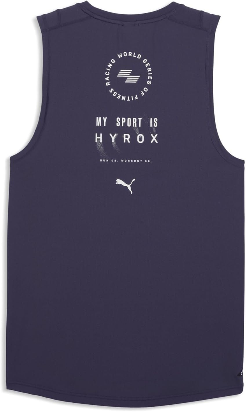 PUMA M PUMA X HYROX DRYELITE TRAINING TANK 528516 Sport Herren XXL Deep Plum, XXL Deep Plum
