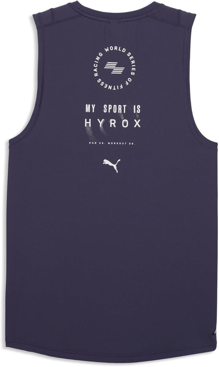 PUMA M PUMA X HYROX DRYELITE TRAINING TANK 528516 Sport Herren XXL Deep Plum, XXL Deep Plum