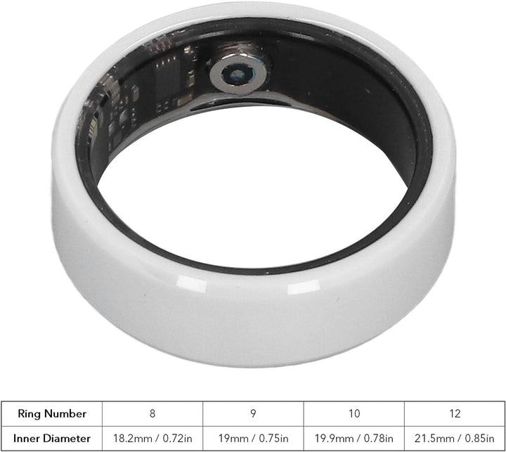 VBESTLIFE Smart Ring, Smart Ring Health Tracker, Aktivitätstracker, Herzfrequenzmesser, Schlafrekord