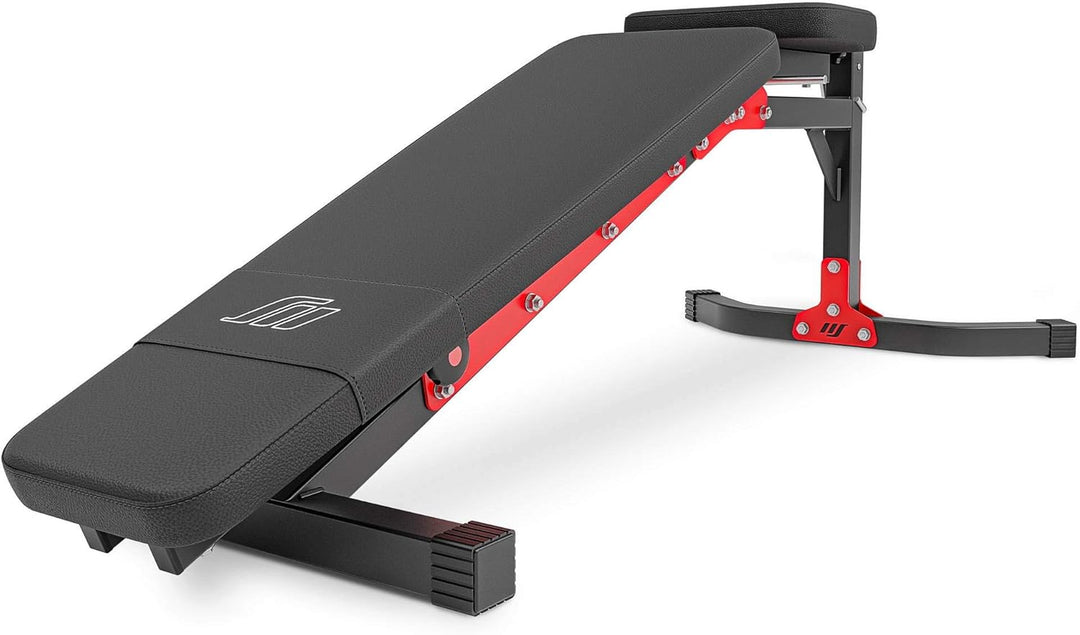 Marbo Sport, Drückbank, Hantelbank, Verstellbare Trainingsbank MH-L115, Press Bank, Weight Bench, Ad