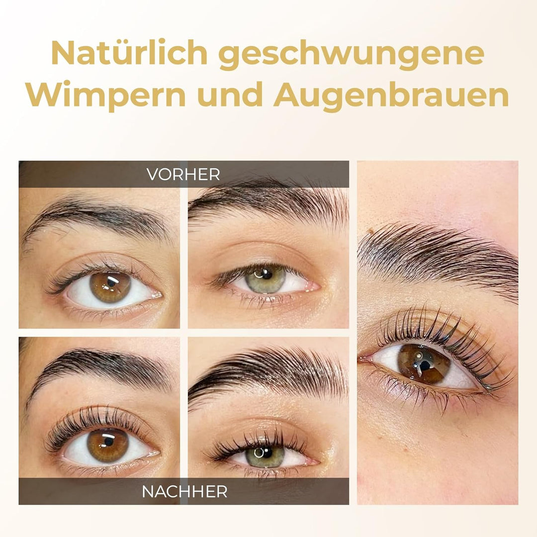Libeauty Wimpernlifting Set, Korean Style Lash Lifting Set für natürlichen Schwung, hält 4–6 Wochen,