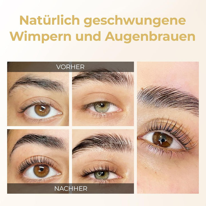 Libeauty Wimpernlifting Set, Korean Style Lash Lifting Set für natürlichen Schwung, hält 4–6 Wochen,