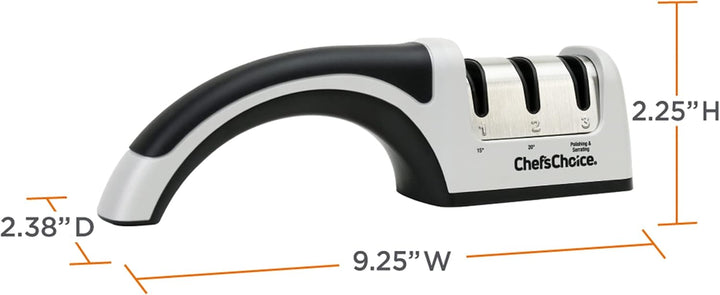 Chef 's Choice 23,8 x 5.1 x 7.0 cm Manuelle Diamant Hone Messerschärfer, schwarz/Remasuri