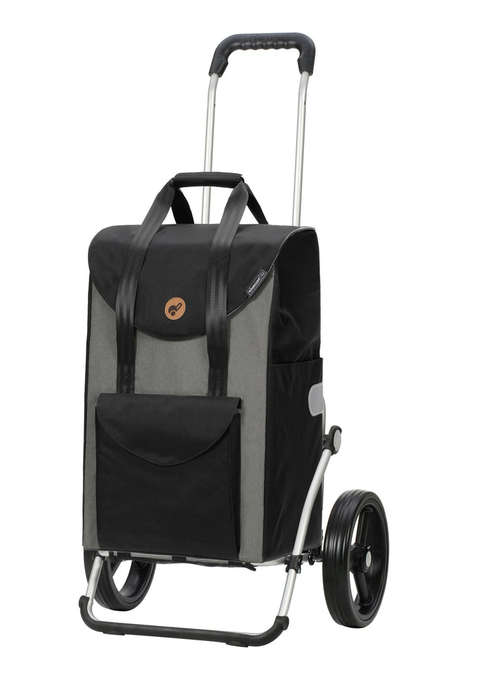 ANDERSEN Einkaufstrolley - Royal Shopper Senta grau 49 L einkaufen, Einkaufshilfe, wasserdicht, Alum