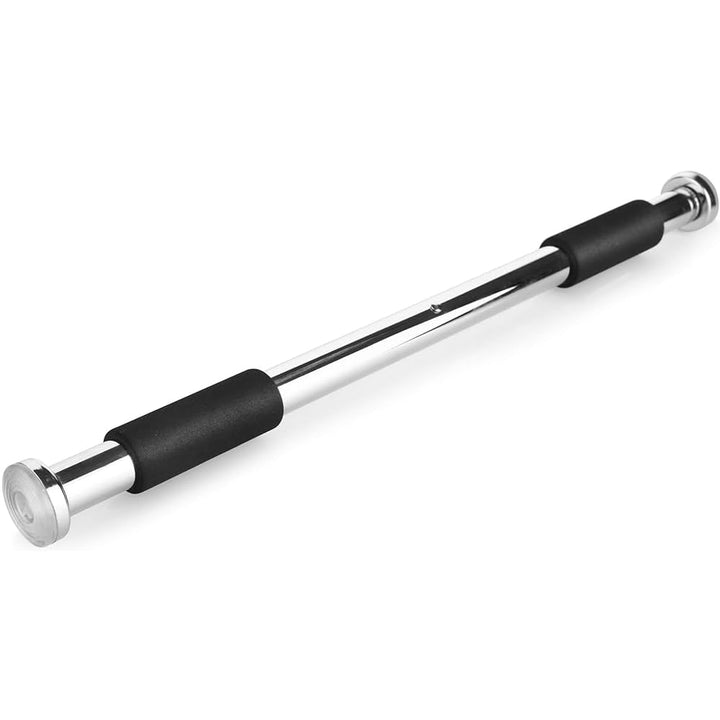 FFitness Unisex Erwachsene Door Bar 83-130, Silber und Schwarz, 80-130 cm