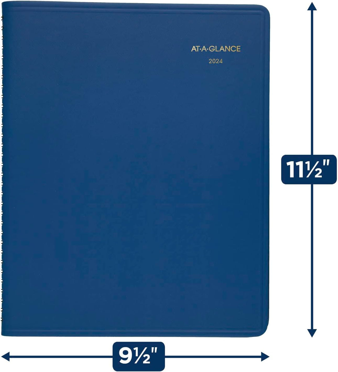 AT-A-GLANCE Fashion 702502024 Monatsplaner 22,9 x 27,9 cm, gross, Blau Blau 2024 New Edition, Blau 2
