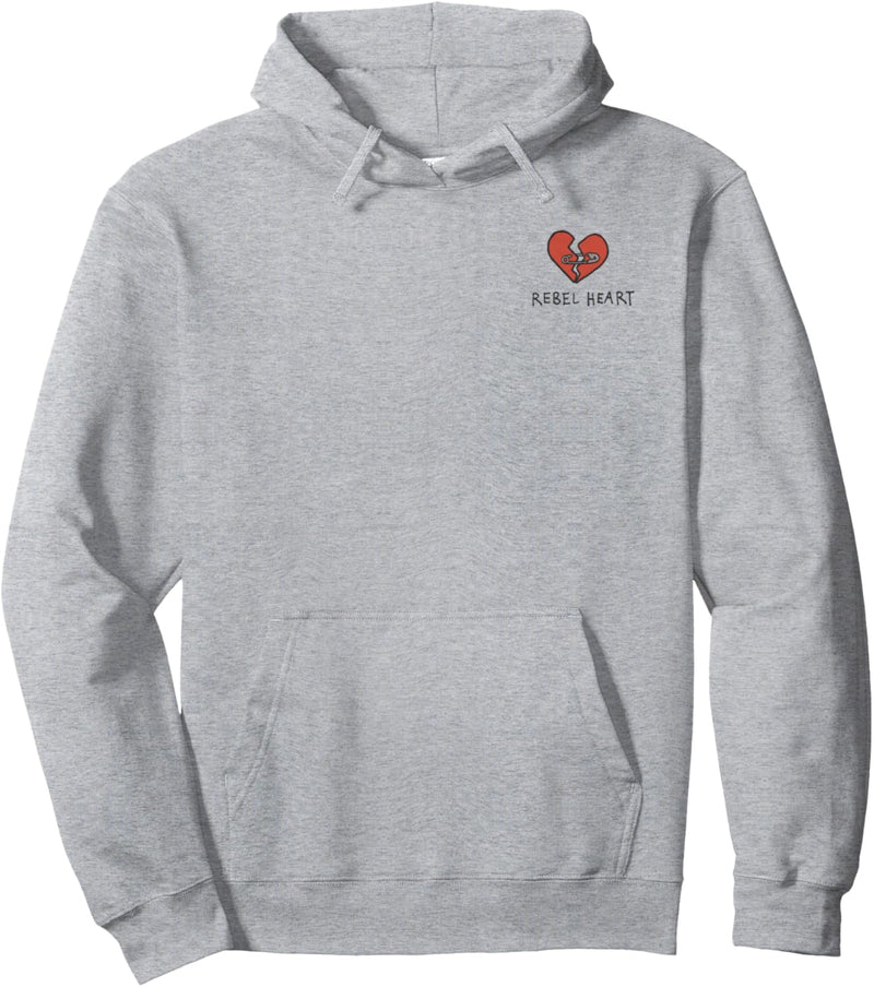 Disney Cruella Rebel Heart Left Chest Logo Pullover Hoodie