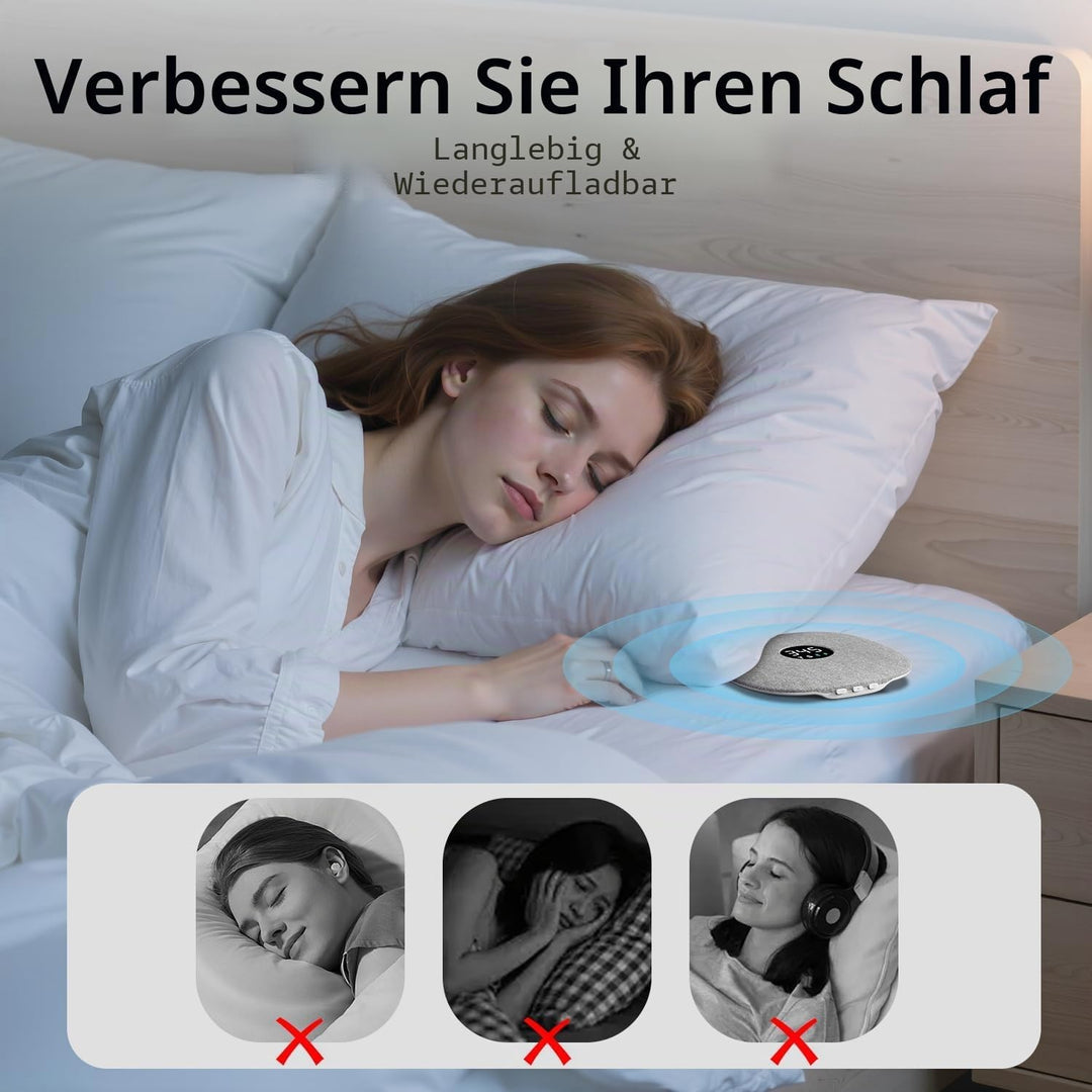 Bone Conduction Under-Pillow Speaker for Sleeping,Ultra-Thin Portable Wireless Bluetooth Pillow Spea