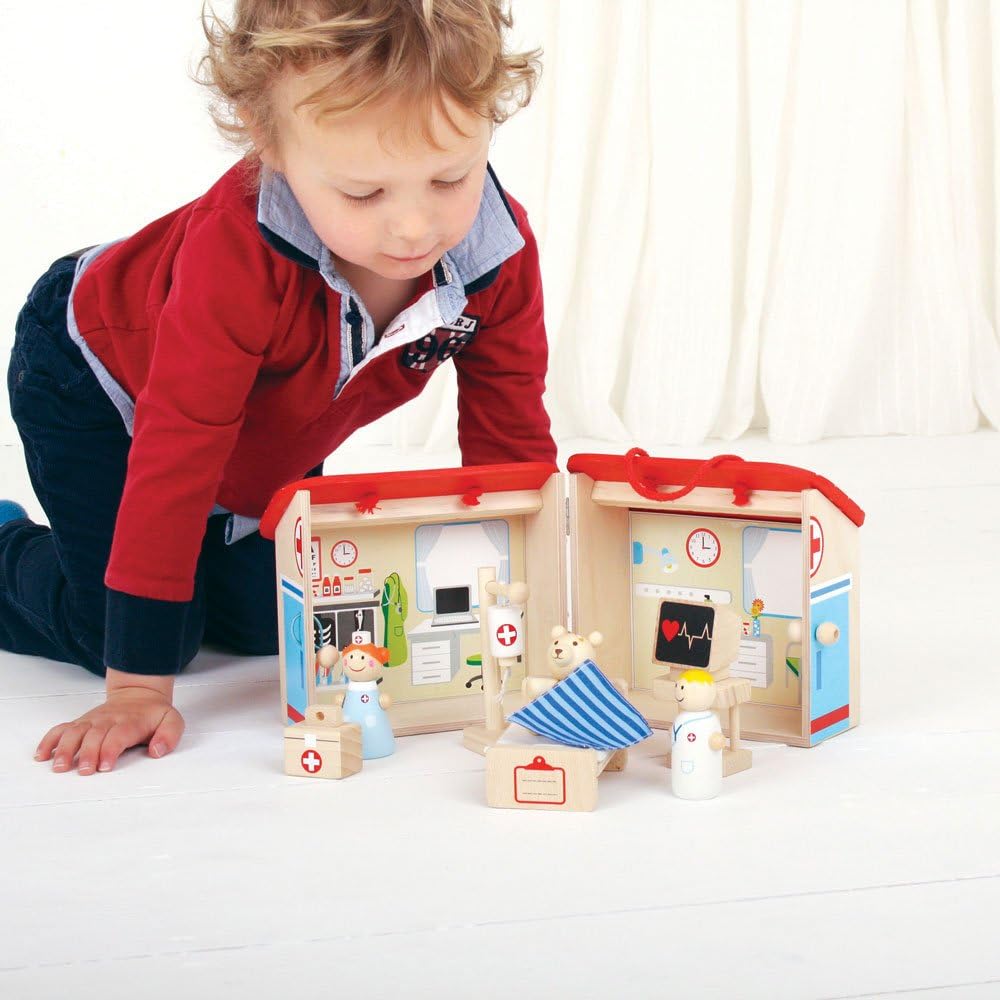 Bigjigs Toys Mini-Krankenhaus Spielset