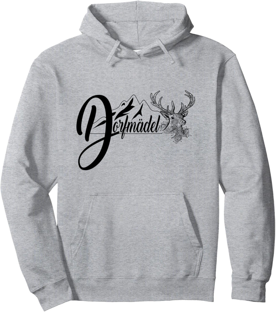 Dorfmädel & Stolz drauf Dorfkind Hirsch Bauernhof Landwirt Pullover Hoodie