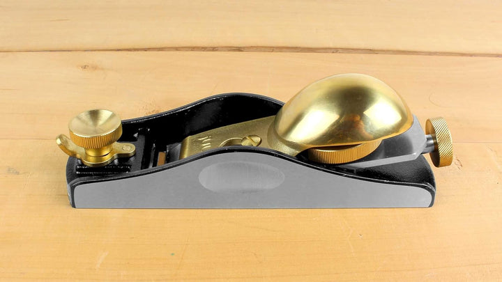 Flachwinkel-Einhandhobel Eisen 1-3/8 inch = 35 mm mit Maulverstellung JUUMA