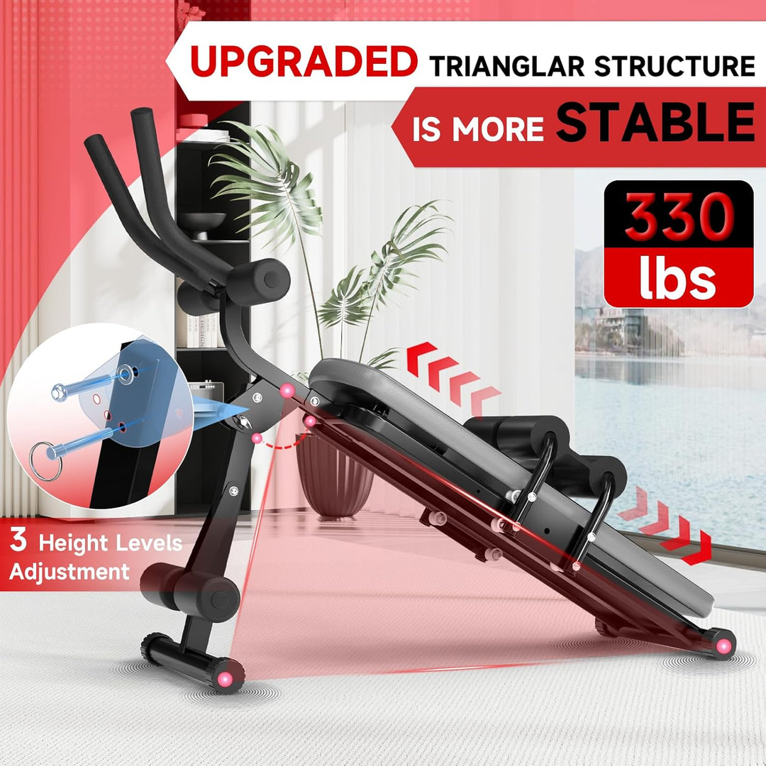 Bauchtrainer Bauchmuskeltrainer für Zuhause Multifunktionale Trainingsgerät für Ganzkörpertraining A