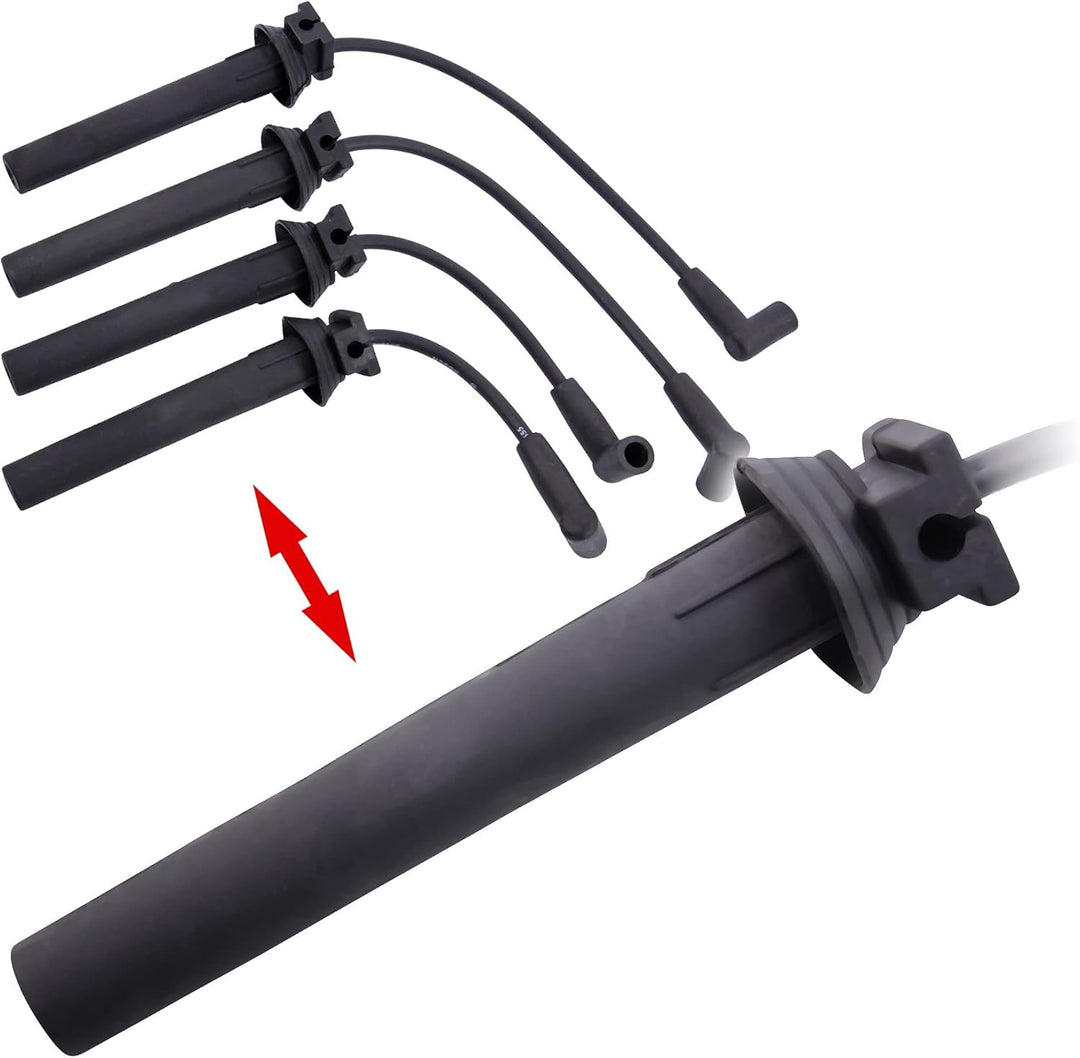 Bosch 0986357192 - Zündleitung - 4er Set