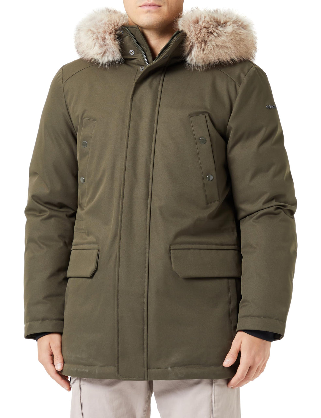 Geox Herren M Norwolk Jacket 46 OLIVE NIGHT, 46 OLIVE NIGHT