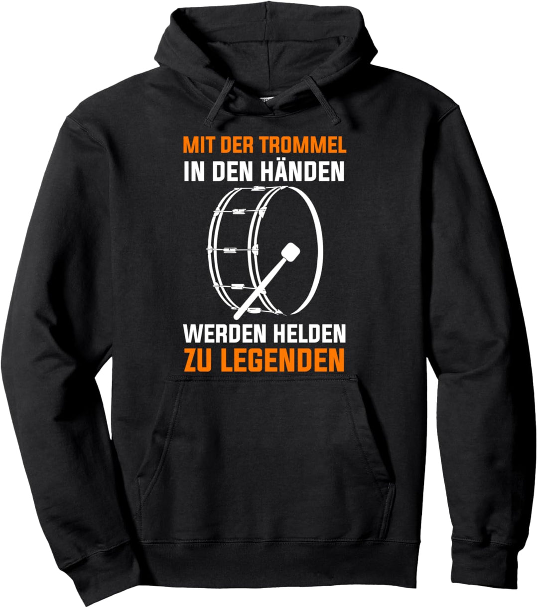 Trommel Trommler Drummer Marschtrommel Pullover Hoodie