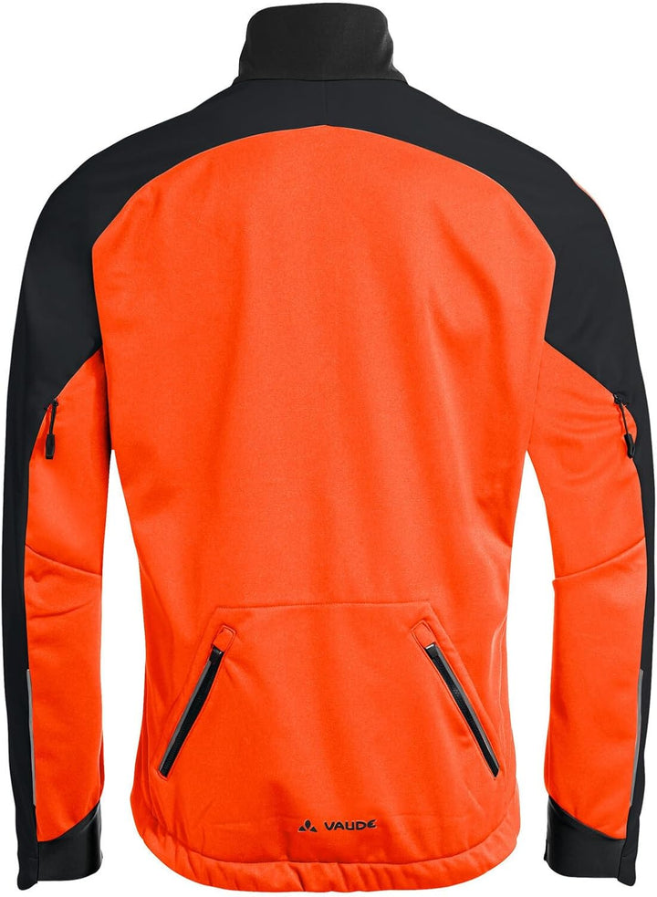 VAUDE Men's Posta Softshell Jacket VI - Softshelljacke Herren - Radjacke M neon orange, M neon orang