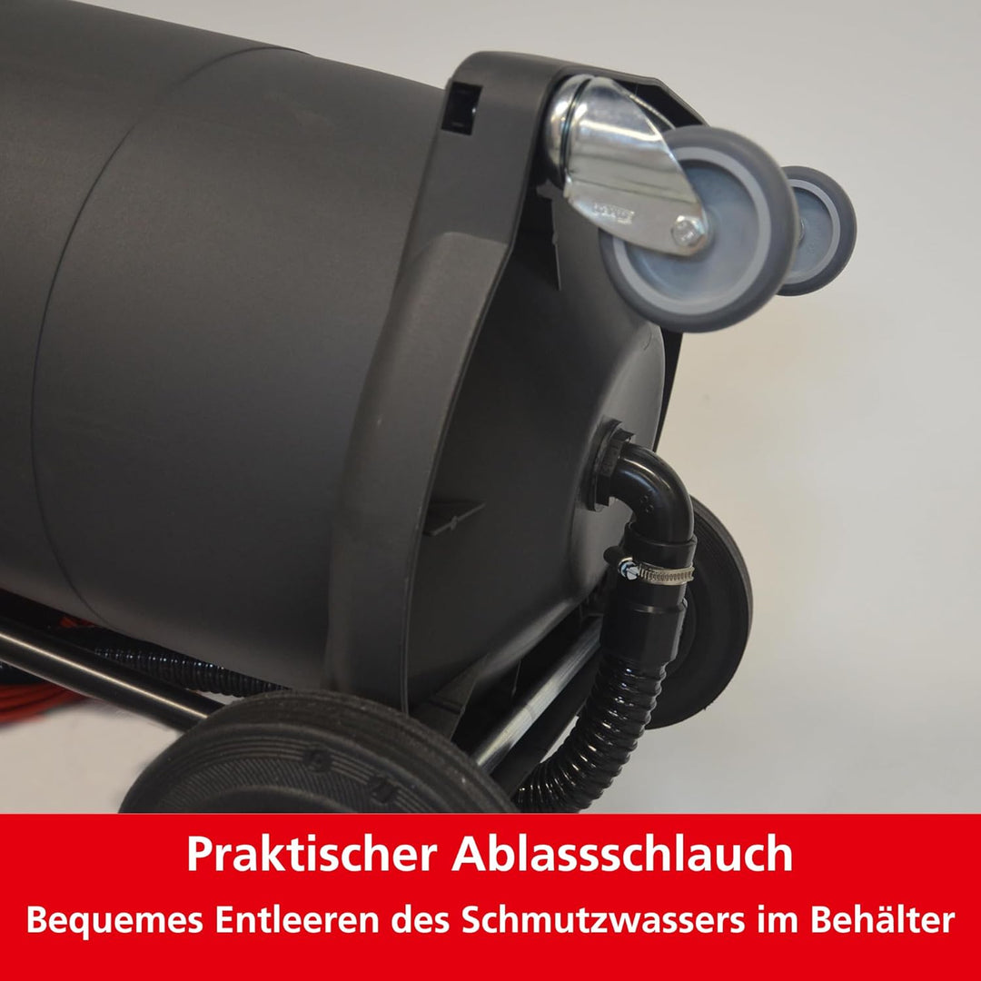Starmix uClean LD-1445 Wet - Nass-/Trockensauger mit Ablassschlauch, stabilem Fahrgestell, 1400 W, 4
