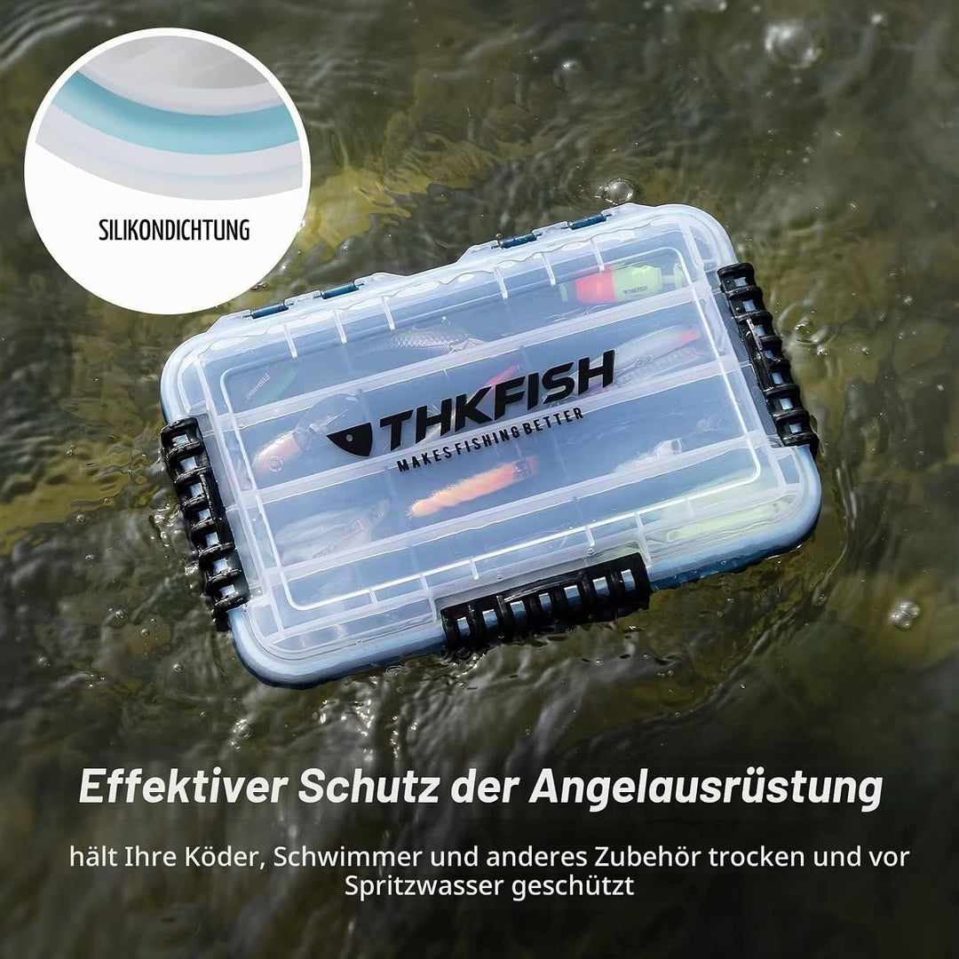 THKFISH Angelbox 3600 Köderbox 3700 Angeln Tackle Box Angelkoffer 2 Stück Wasserdicht sich hin- und