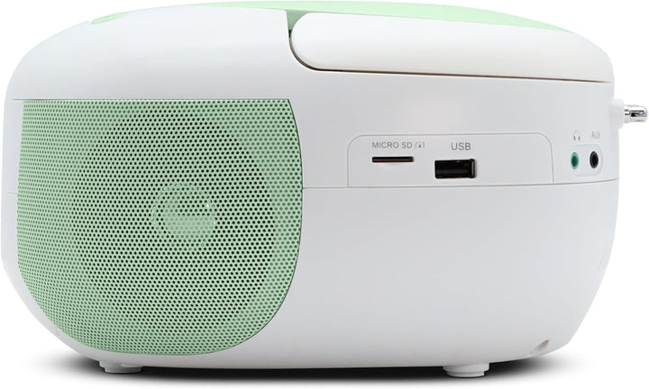 CD Player Radio Mady Bluetooth, MP3 mit USB-Anschluss, Micro-SD-Karte - Grün - Metronic 477186