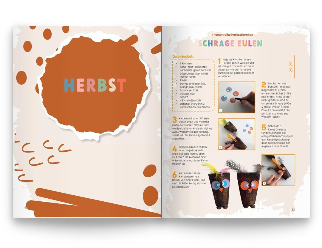 Bastelbuch – In 52 kreativen Themenwochen durch alle Jahreszeiten: Bastle dich durch über 100 kreati